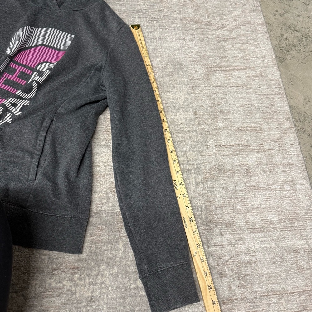 The North Face Charcoal and Pink Hooded Sweatshirt - Picture 9 of 9